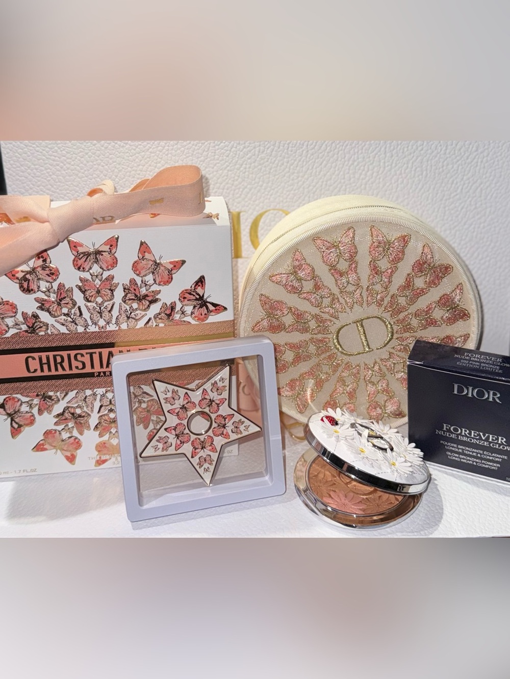 DIOR 2026 LIMITED EDITION BUNDLE 🦋🐞(Bronzer, Pouch, Box, Ribbon, Rare Star)